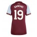Maillot de foot Aston Villa Jadon Sancho #19 Domicile vêtements Femmes 2025-26 Manches Courtes